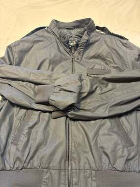 Vintage Members Only Original Iconic Racer Jacket Grey Size 46